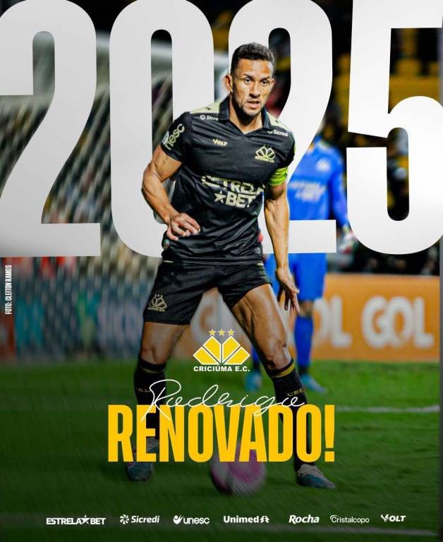 Criciúma renova contrato de Rodrigo e Jonathan para 2025