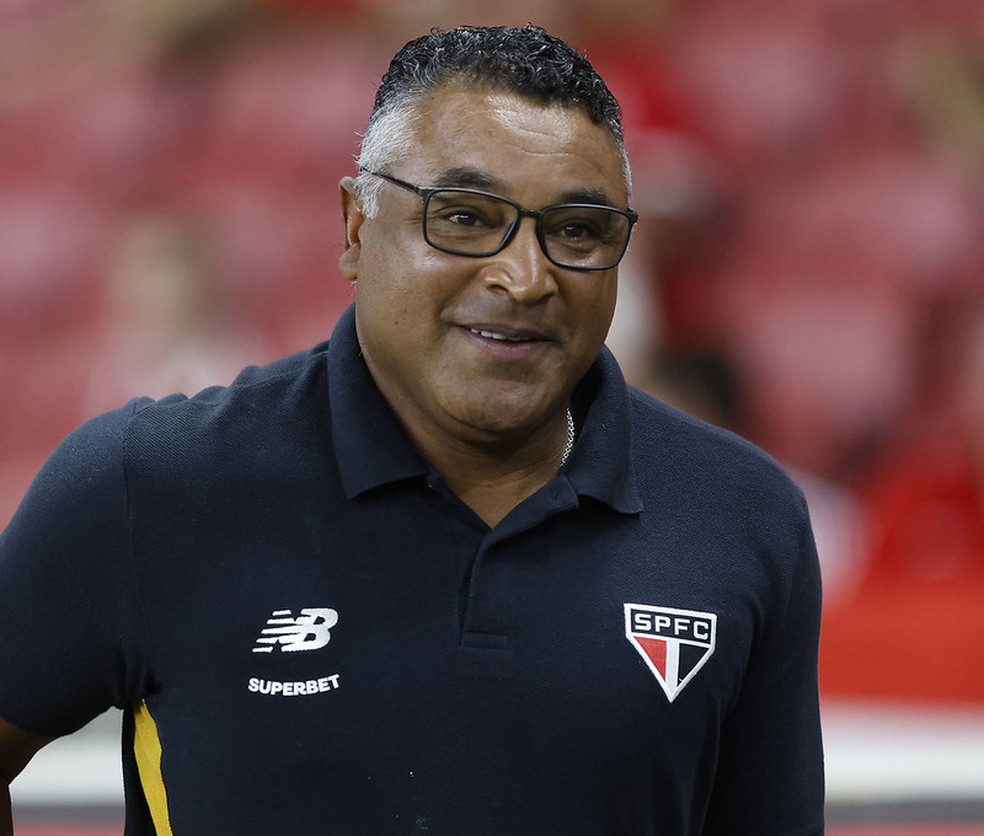 Roger Machado em Inter x São Paulo — Foto: Rubens Chiri / São Paulo FC