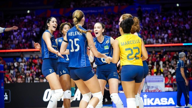 Brasil x Japão pela Liga das Nações Feminina de Vôlei
