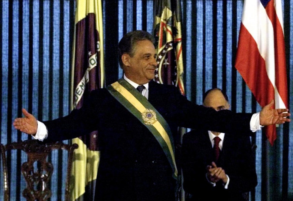 Fernando Henrique Cardoso era o presidente do Brasil em 1997 &mdash; Foto: Foto: Dida Sampaio/Ag&ecirc;ncia Estado