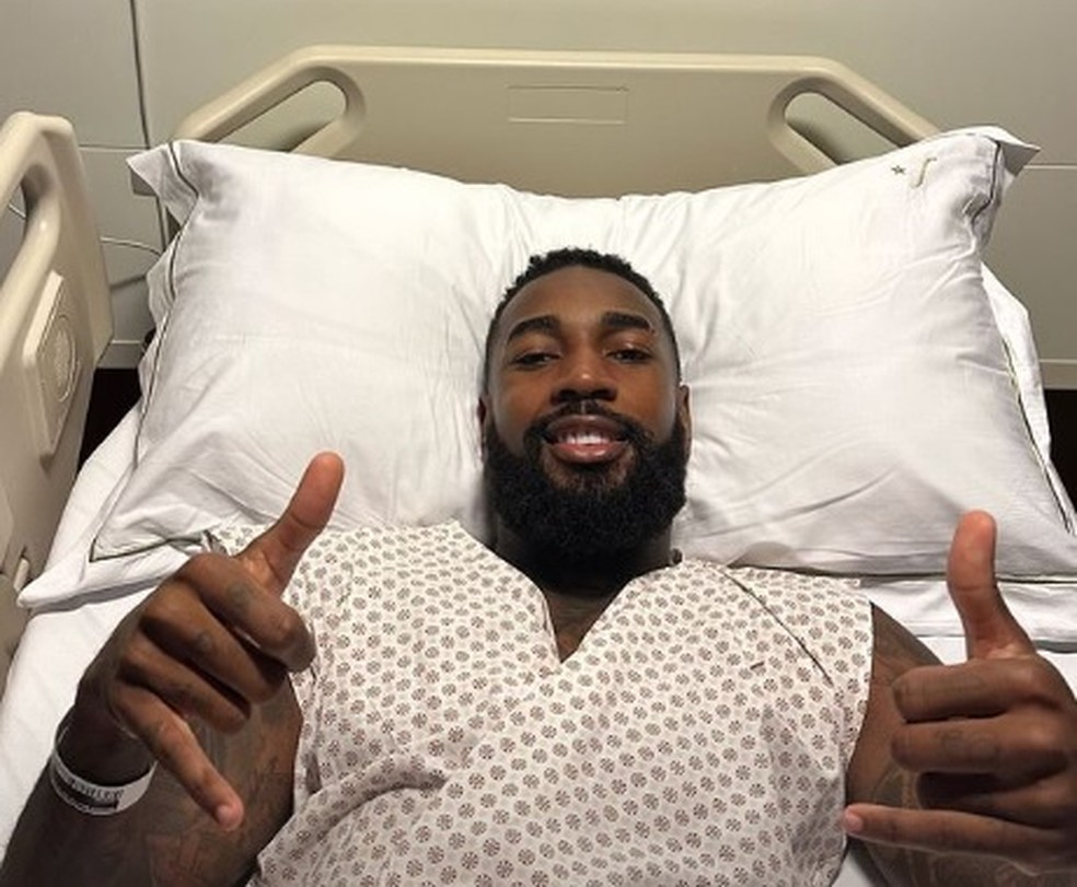 Gerson, do Flamengo, passou por cirurgia no rim — Foto: Reprodução/Instagram