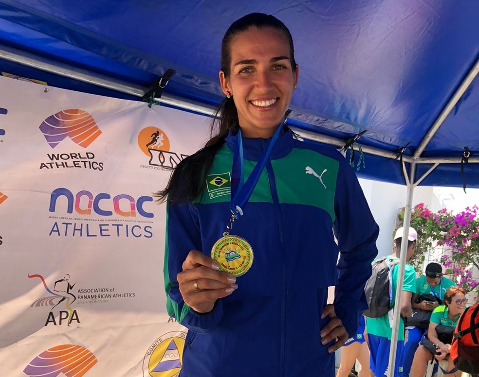 Viviane Lyra é campeã pan-americana de marcha atlética | atletismo | ge