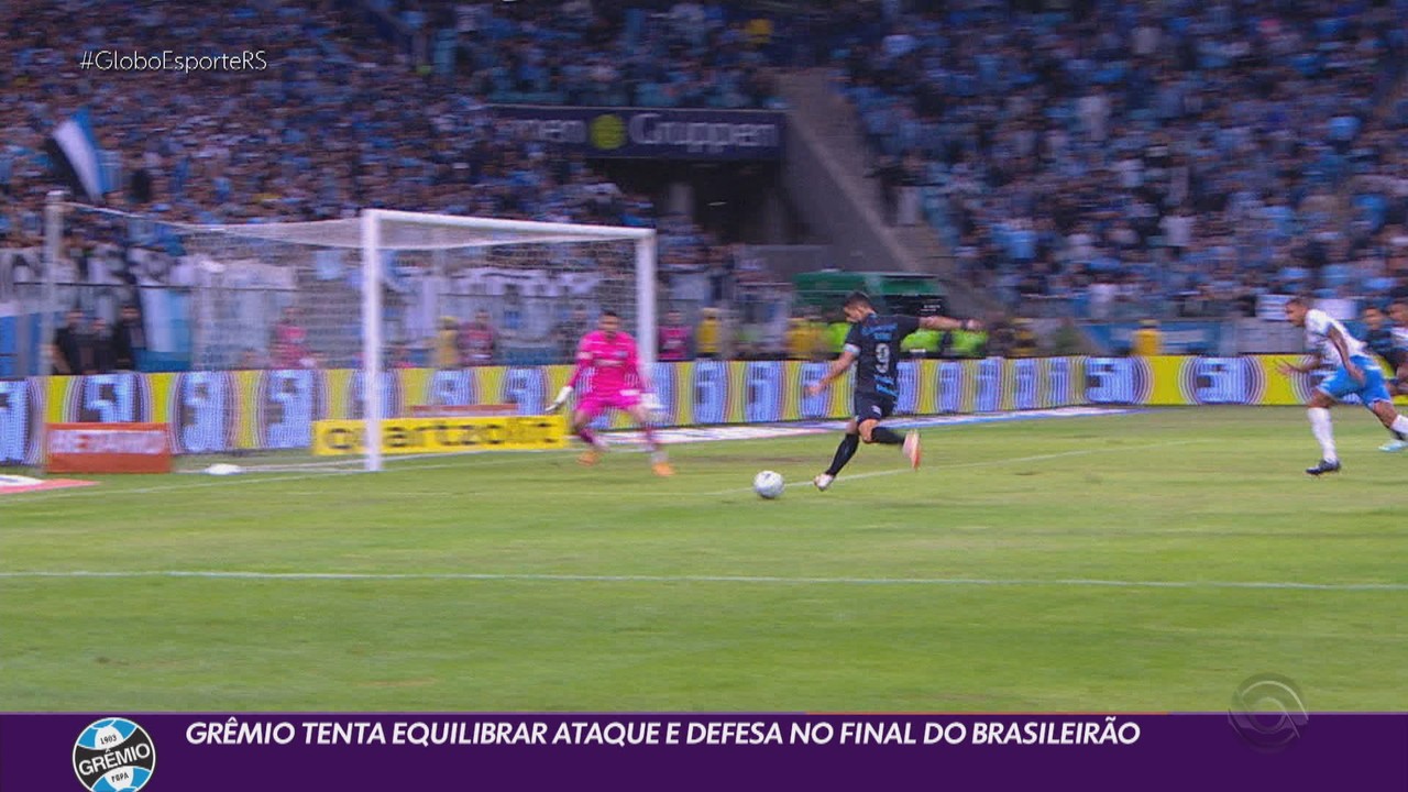 Grêmio tenta equilibrar ataque e defesa no final do Brasileiro