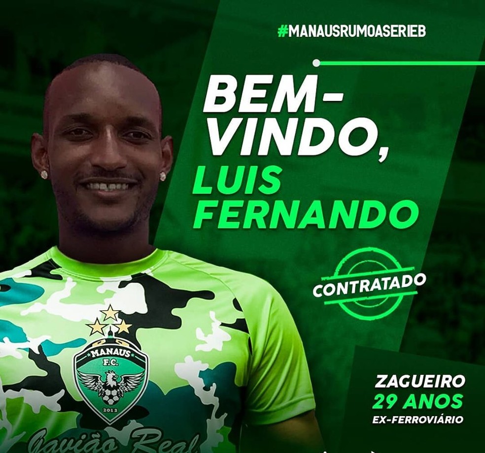 Manaus FC anuncia zagueiro que já atuou na Champions League
