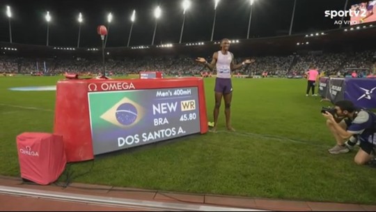 Imprensa internacional repercute quebra de recorde mundial por Alison dos Santos - Programa: Diamond League 