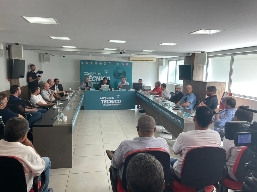 Arbitral do Módulo 2 do Campeonato Mineiro 2024 aconteceu na tarde desta quarta-feira — Foto: Mamoré/Divulgação