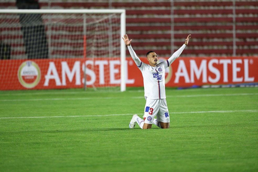 Gabriel Xavier em The Strongest x Bahia — Foto: Letícia Martins / EC Bahia / Divulgação