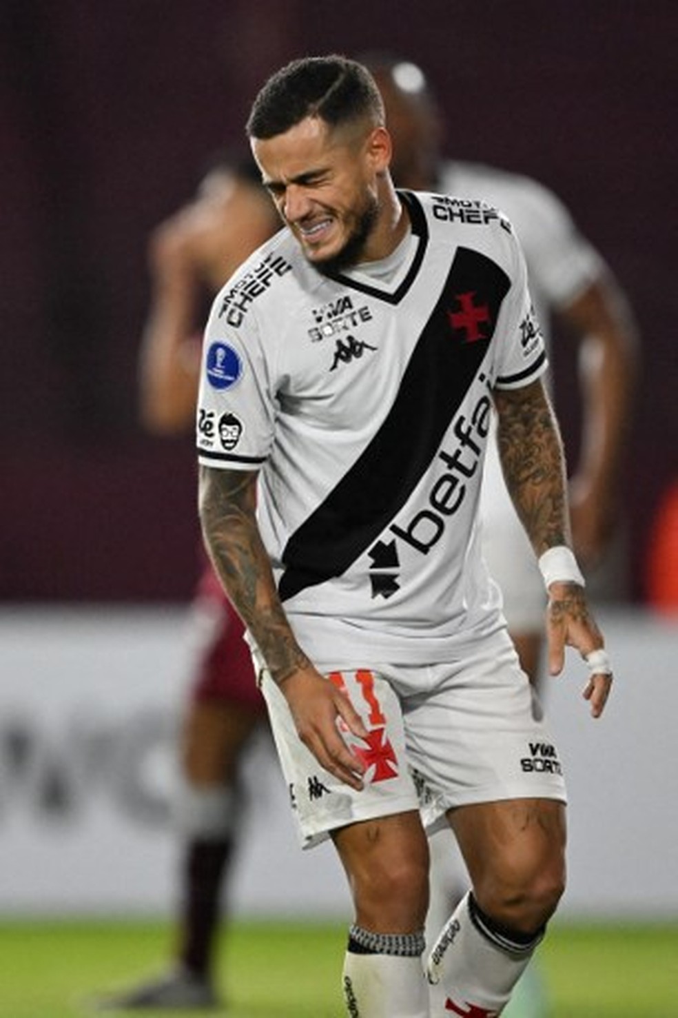 Coutinho em Lans 1 x 0 Vasco pela Sul-Americana 2025  Foto: Luis ROBAYO / AFP