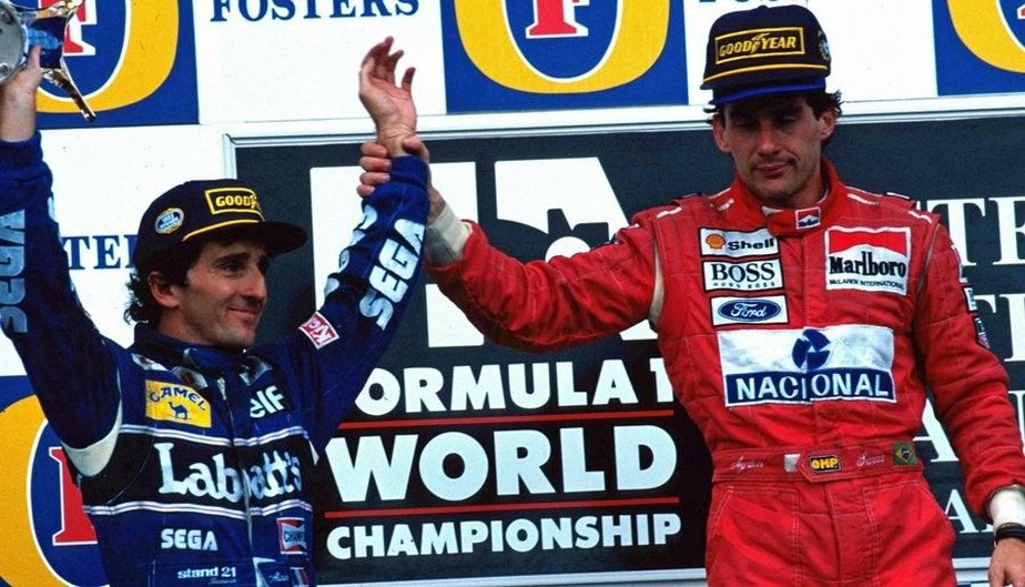 Senna venceu pela última vez na Fórmula 1 na despedida de Prost, há 25 anos, na Austrália