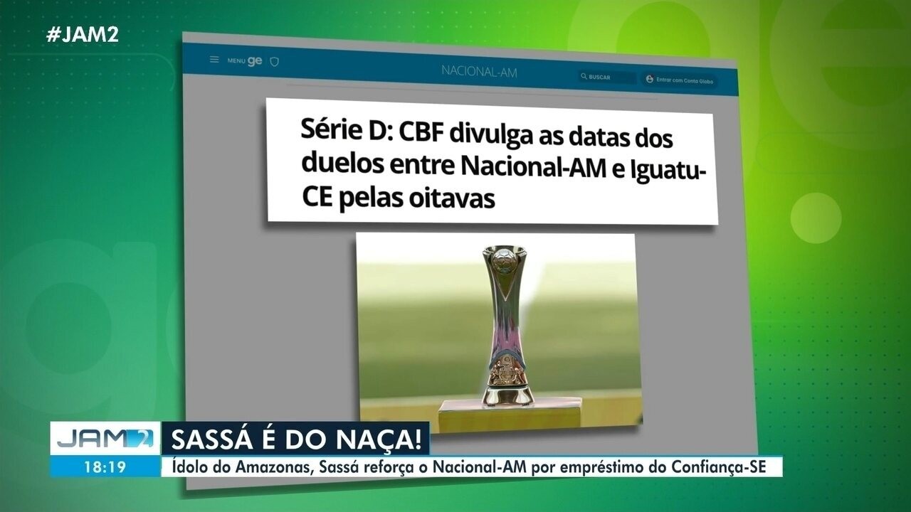 Sassá no BID: Atacante pode estrear pelo Nacional-AM na Série D | Ge