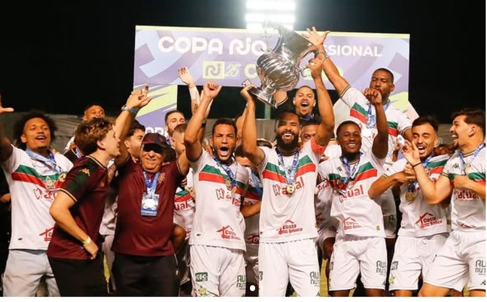 Campeã da Copa Rio, Portuguesa jogará a Copa do Brasil em 2026 — Foto: Divulgação: Ferj