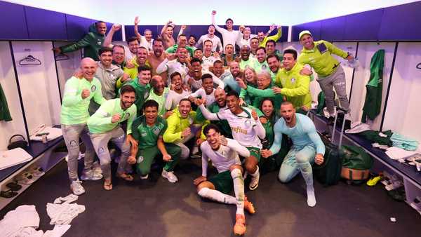 From Abel's “kick” to Palmeiras' party in the locker room in preparation for the return: See what the team atmosphere was like |  Palm trees