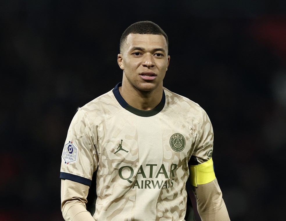 Mbappé PSG x Brest — Foto: Benoit Tessier/Reuters