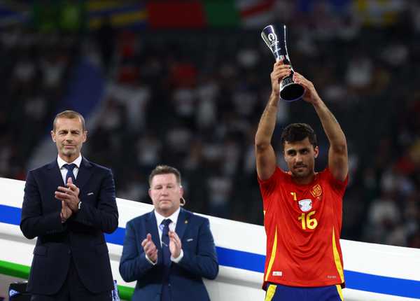 Rodri from Spain is the best player at Euro 2024 | Euro Cup