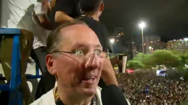 Textor, do Botafogo, brinca sobre resultado de Flamengo x Inter: "I love Flamengo" — Foto: Reprodução