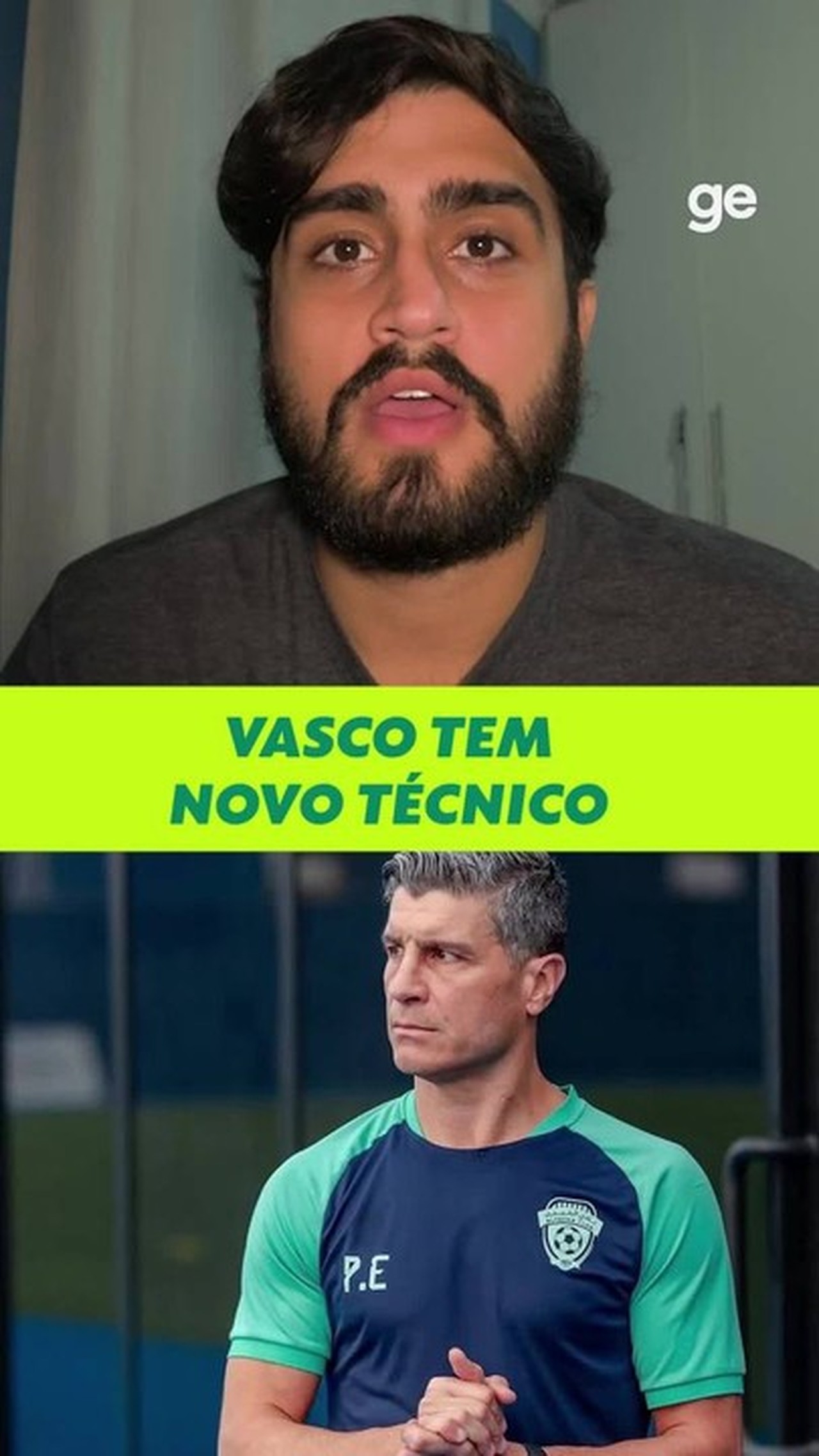 Vasco anuncia a contratação de Pedro Emanuel | Ge