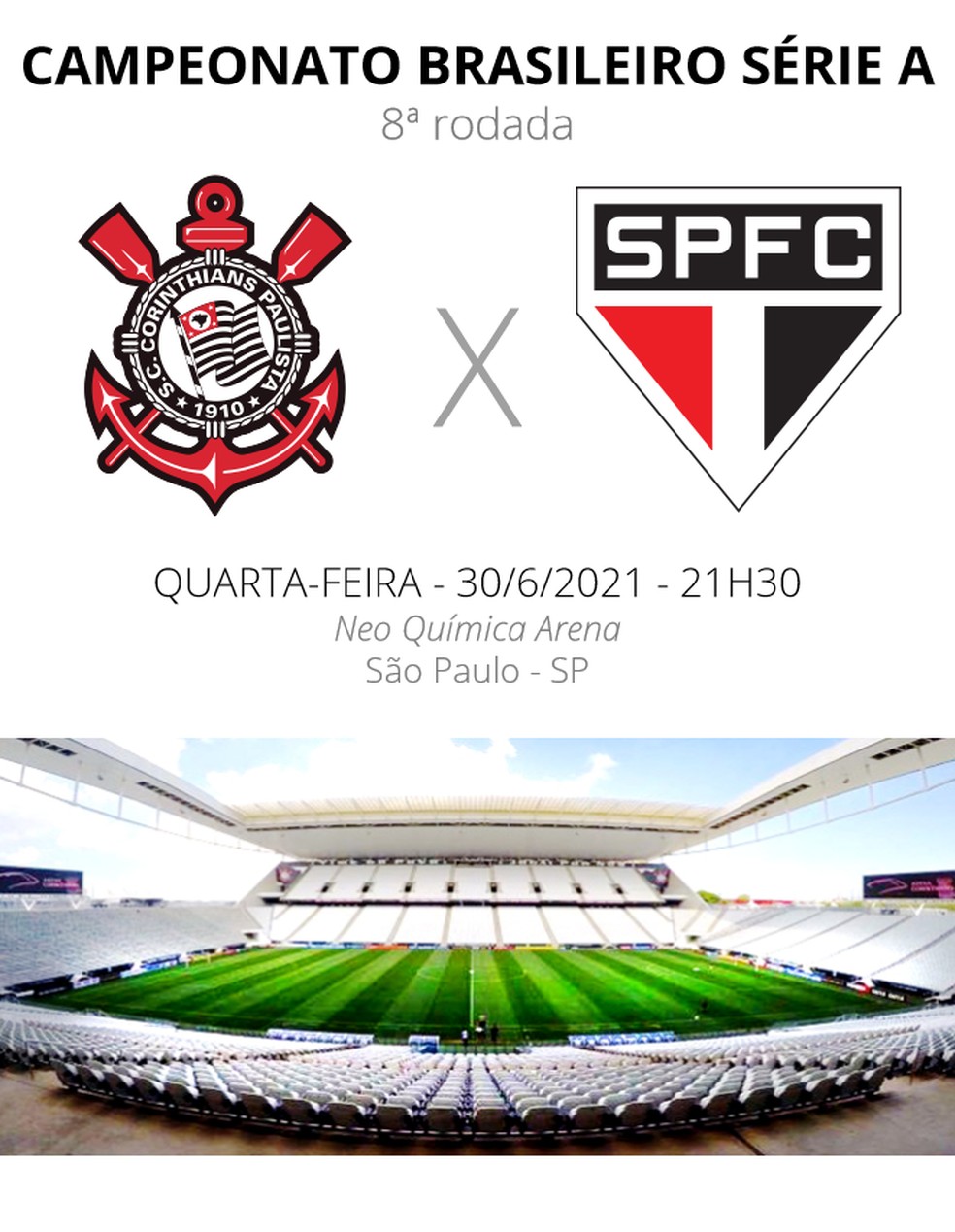 Corinthians x São Paulo: veja informações e onde assistir à final