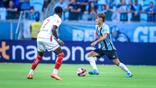 Tiaguinho vira sensação do Grêmio no início de 2026 e negocia renovação com o clube
