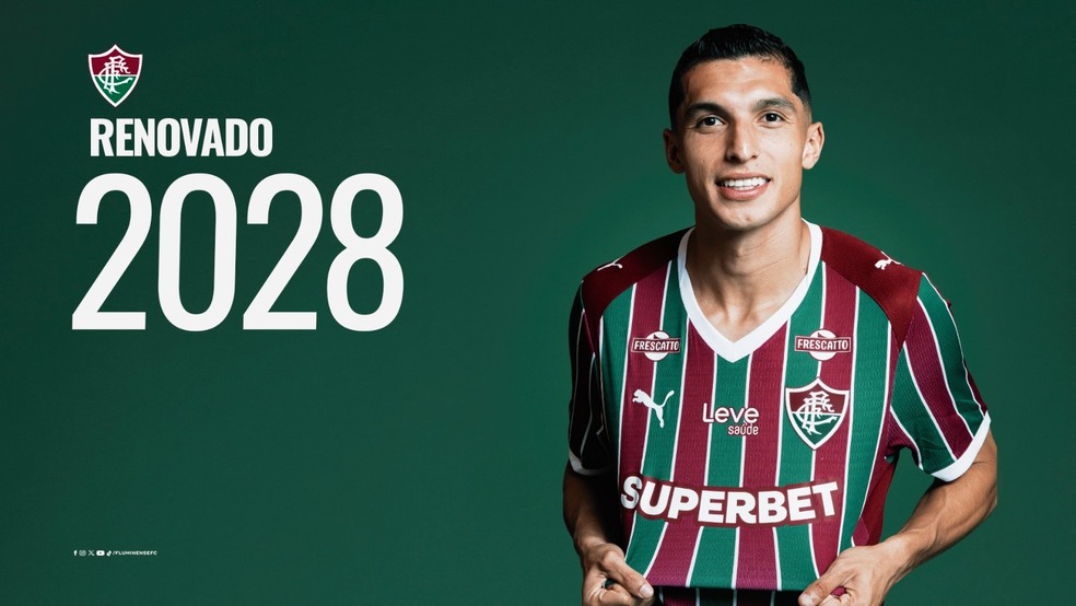Fluminense renova contrato de Kevin Serna até 2028