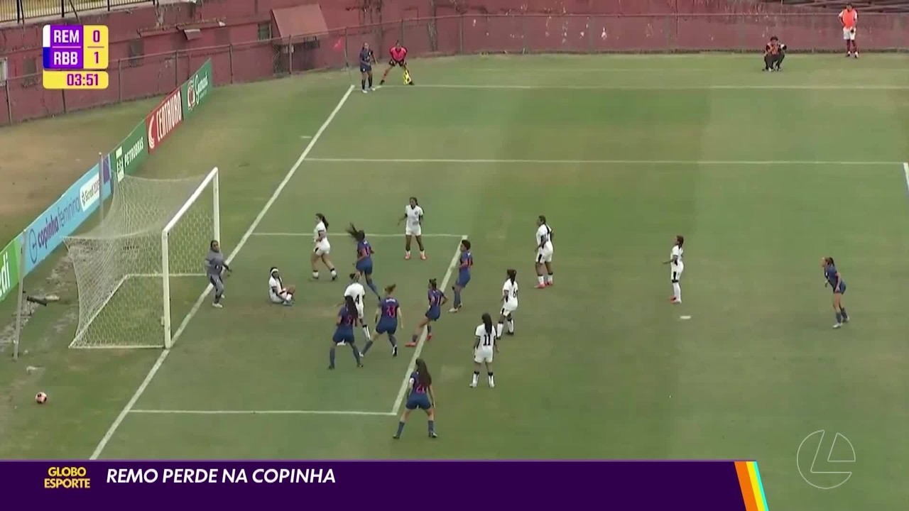Remo perde para o RB Bragantino e está eliminado da Copinha Feminina | Ge