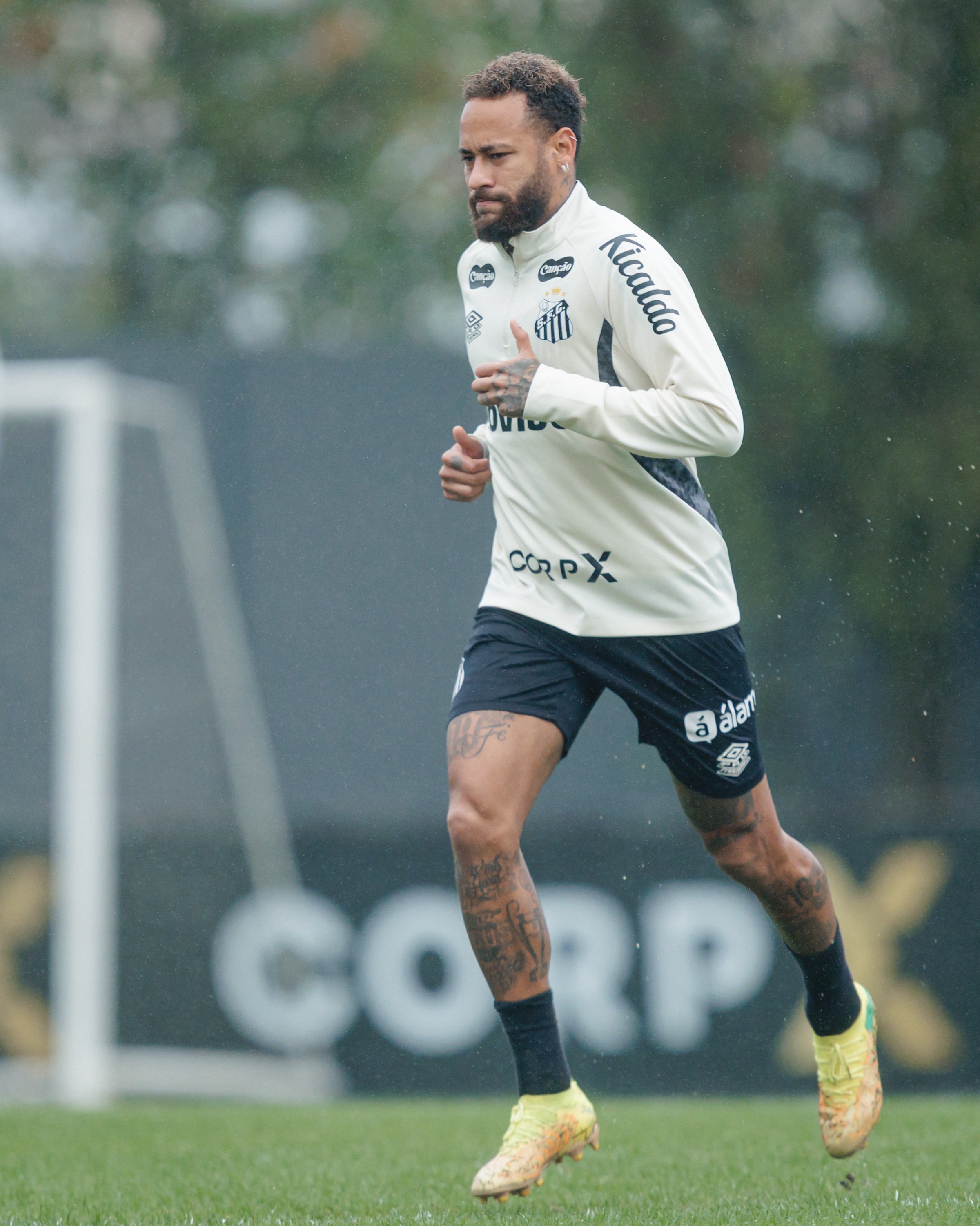 Organizada do Santos tem reunião com elenco no CT: "Parabenizamos pelo papo reto" 