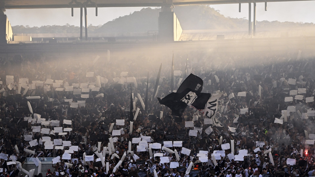 Torcida do Vasco na final da Copa do Brasil