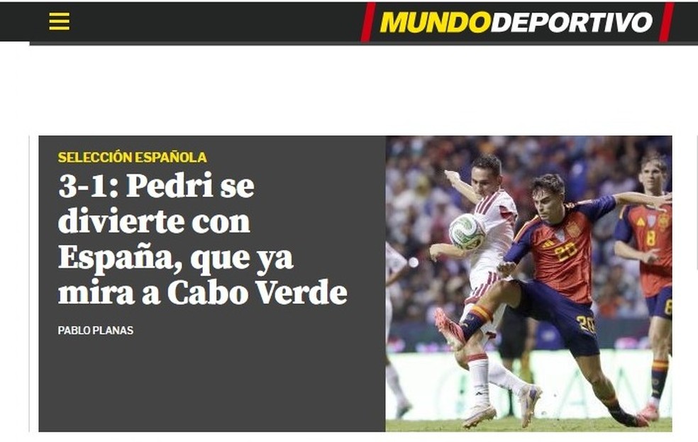 Pedri em ação pelo Barcelona — Espanha na Copa