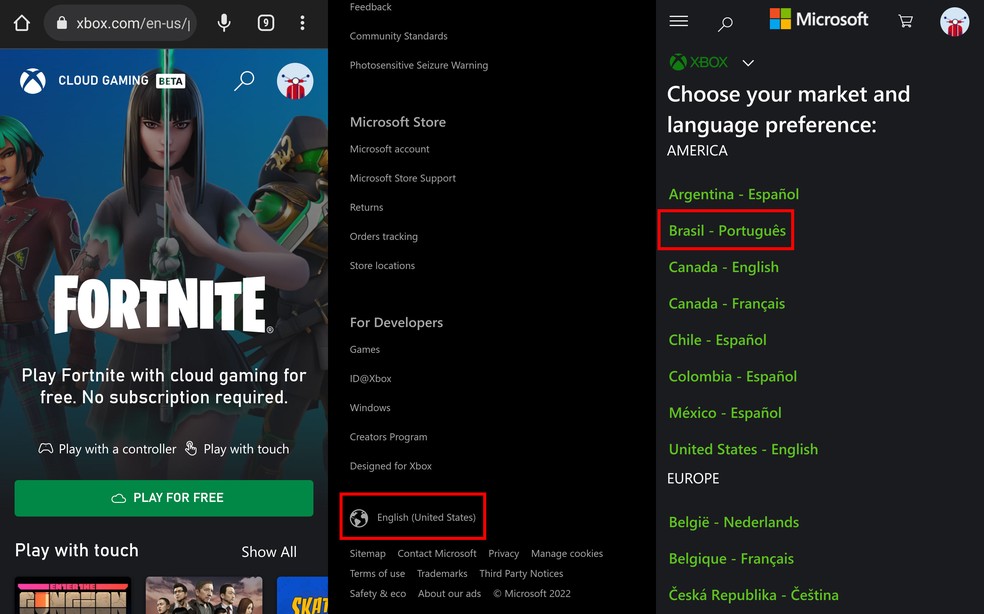 Como Jogar Fortnite via Xbox Cloud Gaming