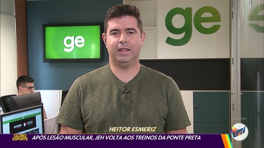 Lateral da Ponte projeta duelo com o Ceará, mas admite: "Já estamos pensando no dérbi" - Programa: Globo Esporte - Campinas/Piracicaba 