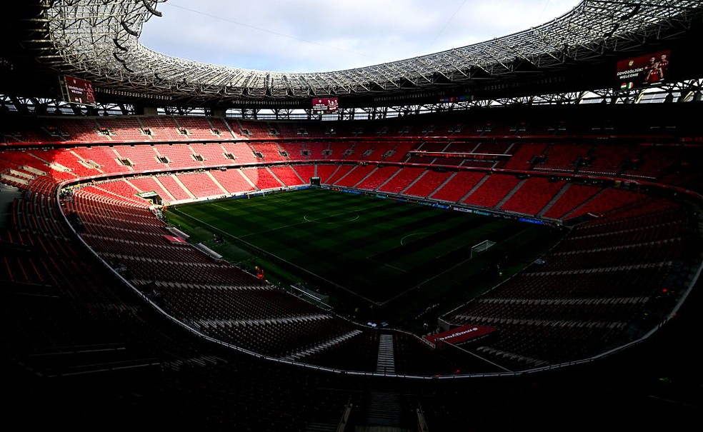 Arena Puskás, em Budapeste, será o palco da decisão da Champions League 2025/26 — Foto: Getty Images