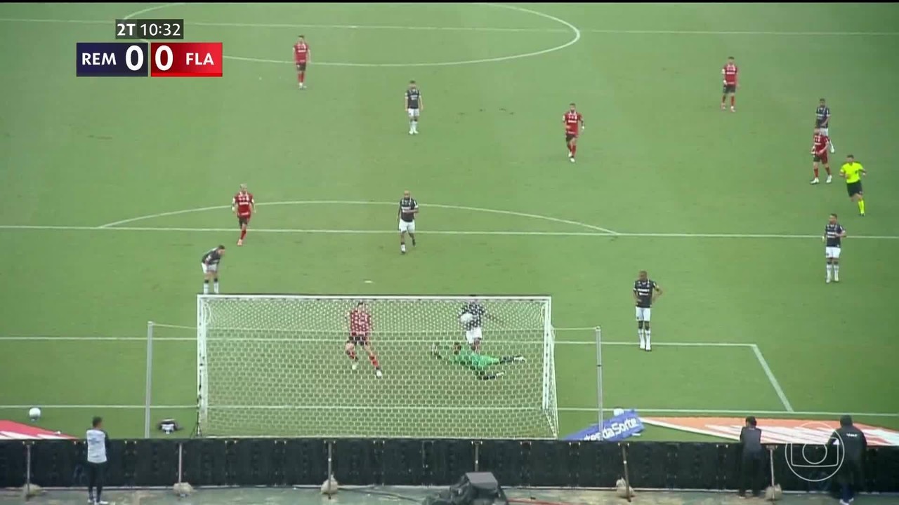 Remo x Flamengo: Eleito melhor do jogo, Rangel faz defesa inacreditável em finalização de Pedro; vídeo