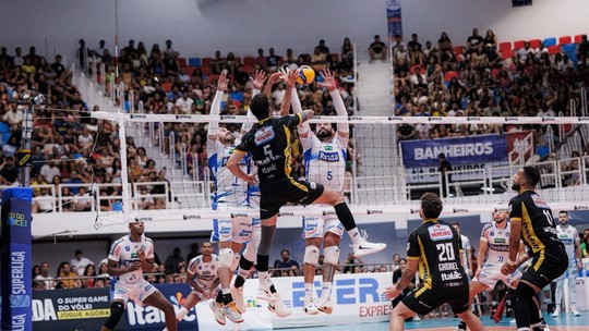 Campinas domina Praia Clube, vence no Maranhão e assume vice-liderança da Superliga Masculina - Foto: (Laécio Fontenele/AP Assessoria)