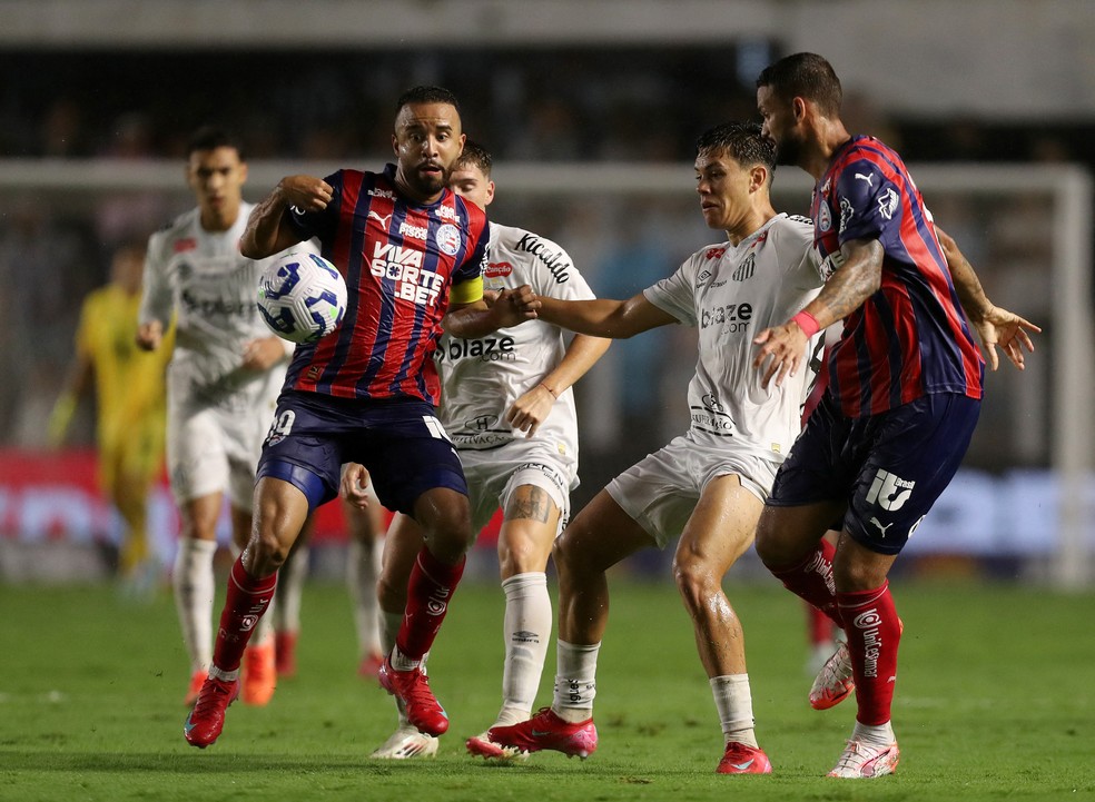 santos x bahia — Foto: Reuters
