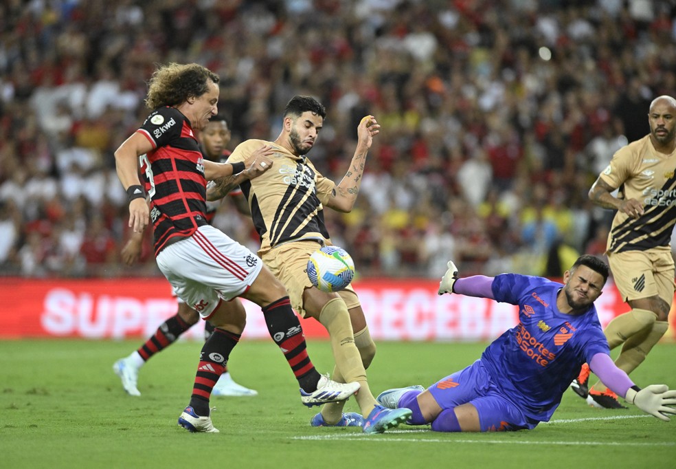 David Luiz, Flamengo x Athletico-PR, pelo Brasileirão