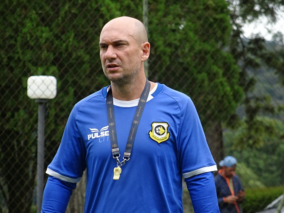 M&aacute;rcio Zanardi, t&eacute;cnico do S&atilde;o Bernardo &mdash; Foto: Gabriel Goto/S&atilde;o Bernardo FC