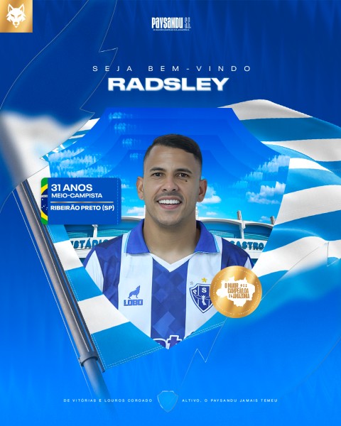 Paysandu confirma contratação do meia Radsley, do Retrô