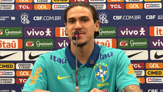 Pedro analisa disputa com Endrick e cita aprendizados na Copa - Foto: (Bruno Cassucci)