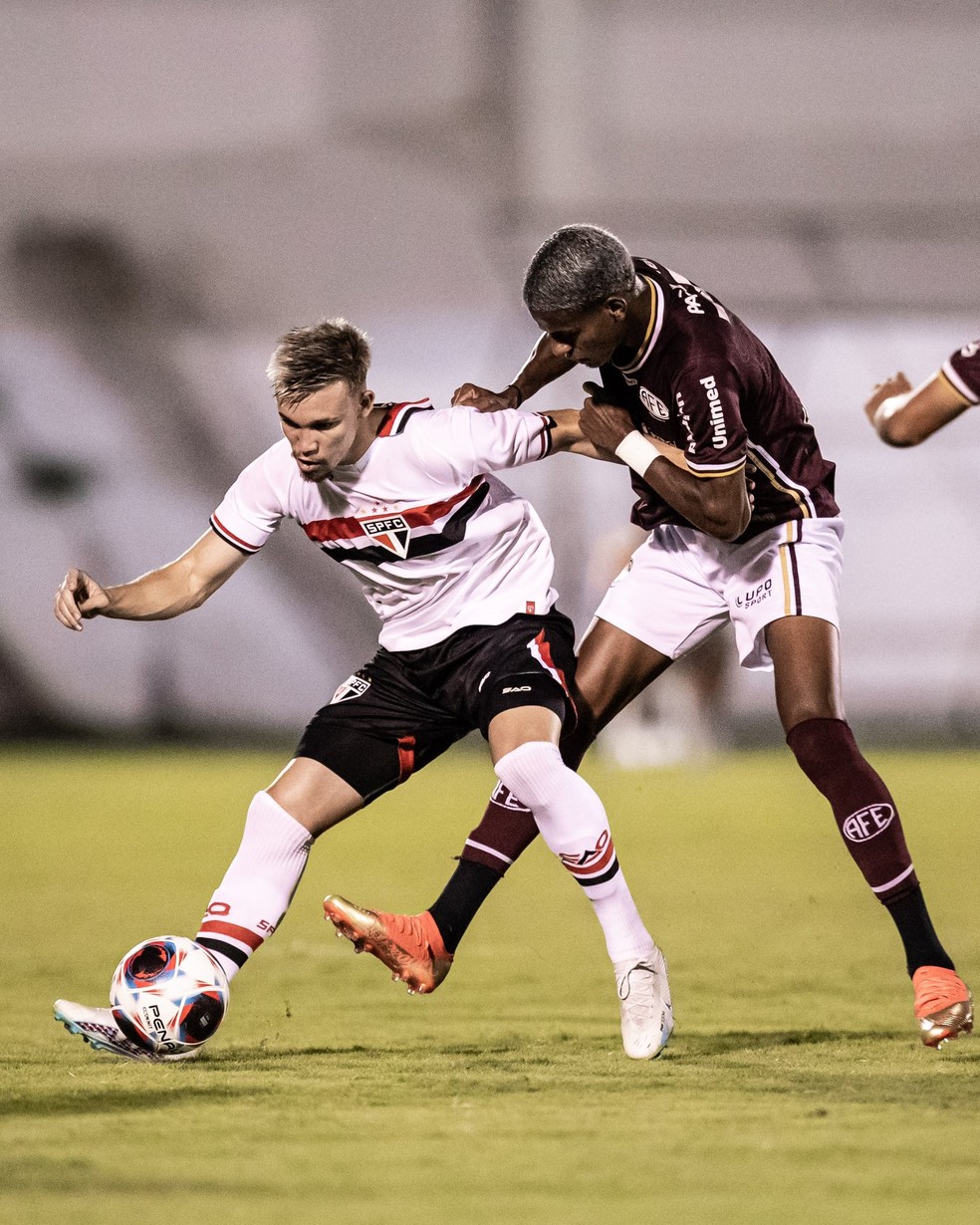 Felipe Negrucci, jogador do São Paulo — Foto: Célio Messias/São Paulo FC