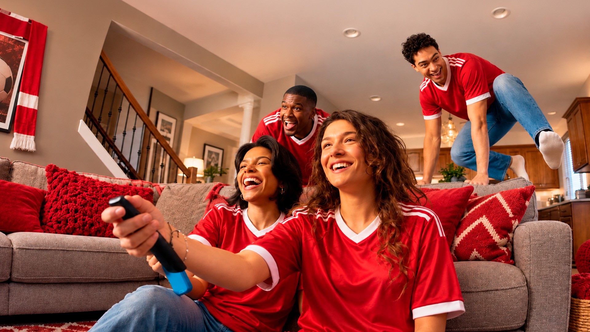 O que você faz enquanto acompanha um jogo de futebol?