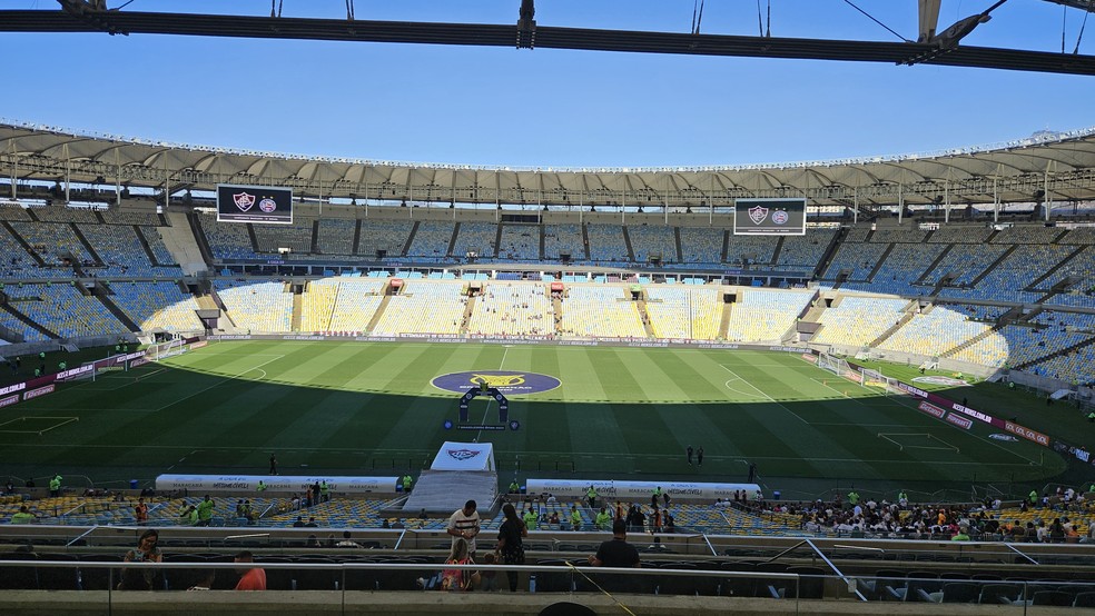 Maracanã para Fluminense x Bahia pelo Campeonato Brasileiro 2024 — Foto: Marcello Neves