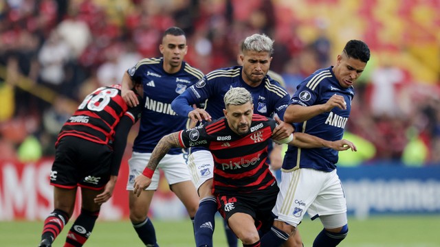 arrascaeta, flamengo, millonarios, libertadores