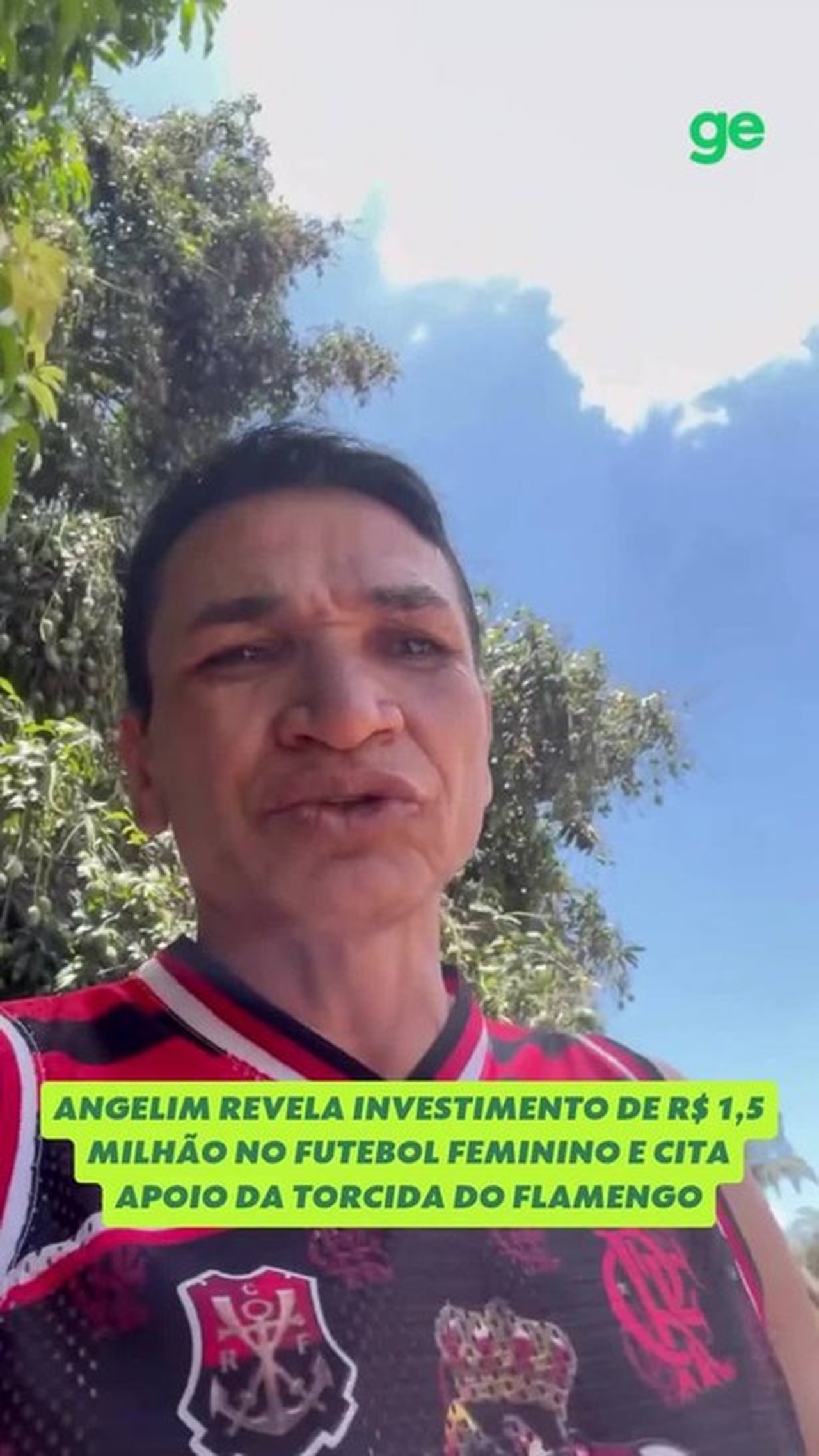 Angelim revela investimento de R$ 1,5 milhão para time feminino