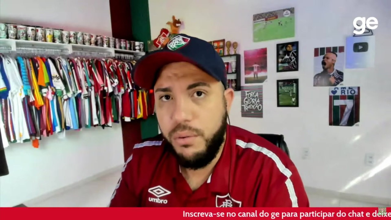 Gabriel Amaral analisa momento do Fluminense: 'Não tenho certeza se o Diniz está perdido ou se é só uma fase'