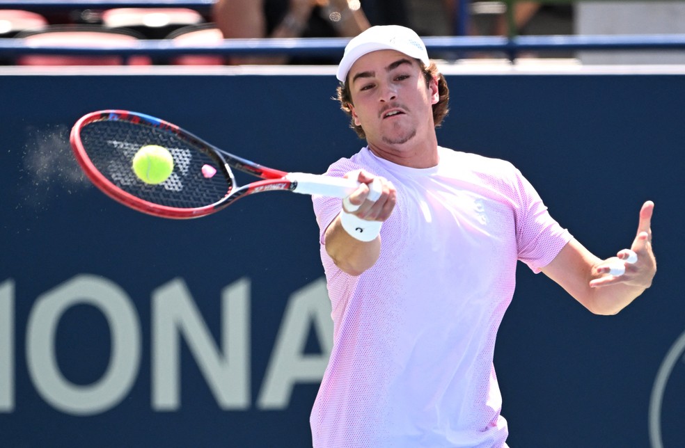 João Fonseca estreou no Masters 1000 de Cincinnati  — Foto: Dan Hamilton-Imagn Images