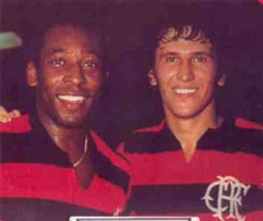 H 40 anos Pel vestia a camisa 10 do Flamengo no Maracan