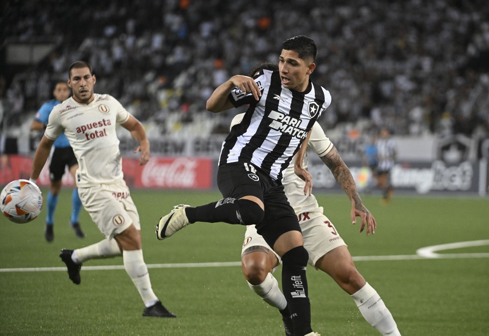 Savarino deu assistência na vitória do Botafogo — Foto: André Durão/ge