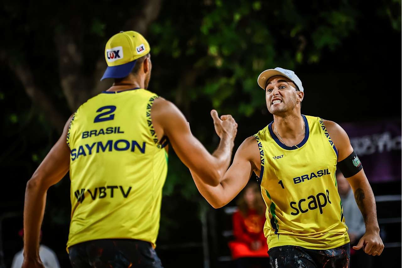 George e Saymon vencem campeões olímpicos e avançam no Mundial | Ge