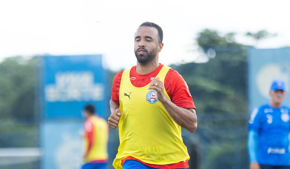 Caio Alexandre em treino do Bahia - Lesões no Bahia