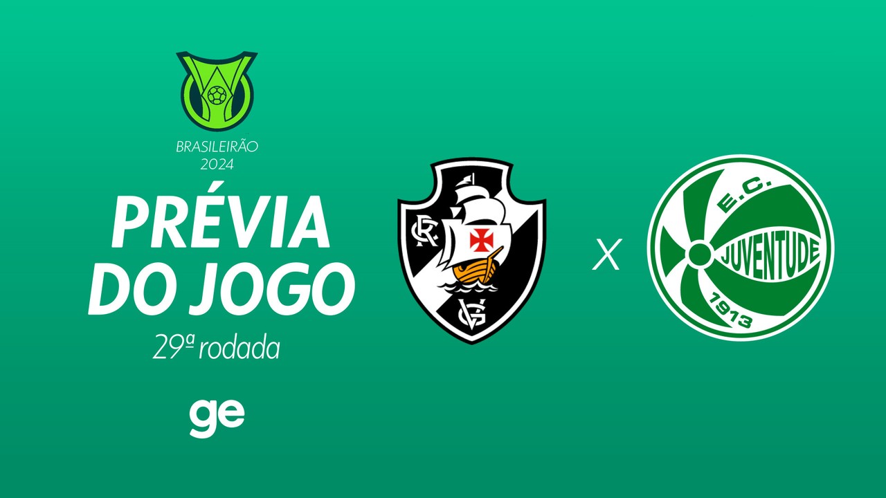 Vasco x Juventude: saiba tudo sobre o jogo da 29ª rodada do Brasileirão Série A 2024