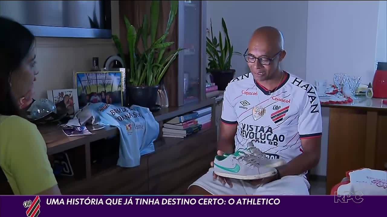 Pai de Erick, meia do Athletico, conversa com o Globo Esporte PR